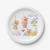 キャットレディ ペーパープレート (正面)