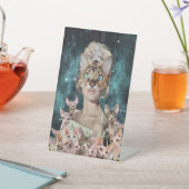 キャットレディ 台座サイン (インサイチュ)