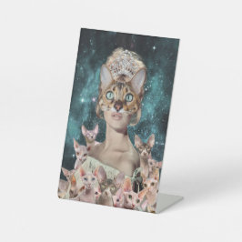 キャットレディ 台座サイン