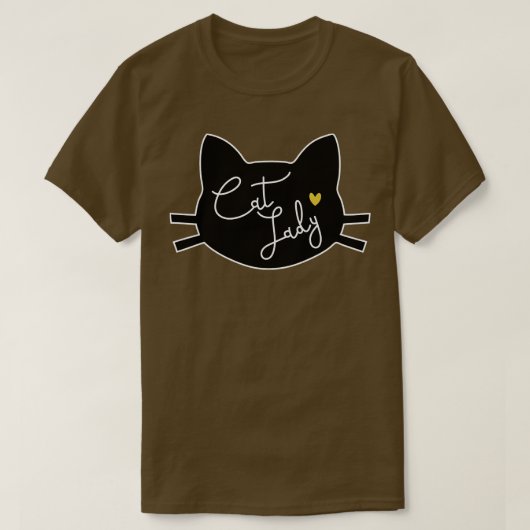 キャットレディ Tシャツ (デザイン正面)