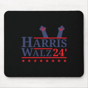 キャットレディFor Kamala Harris Tim Walz 2024選挙 マウスパッド