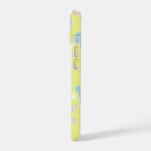 キャットレモングリーン iPhone 15ケース (左側面)