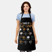 キャットローフキットンキャットおもしろいミーム猫好き エプロン (着用した状態)