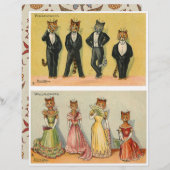 キャットワルカラフルフラワーズバイルイワーイン (正面/裏面)