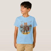 キャットヴァイキング Tシャツ (正面フル)