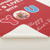 キャットヴァレンティーンズデイペットフォトカスタム シェルパブランケット (3/4)