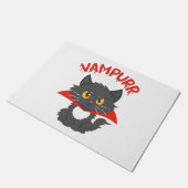 キャットヴァンパイアハロウィーン ドアマット (アングル)