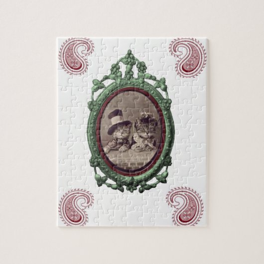 キャットヴィンテージジグソーパズル ジグソーパズル (縦)