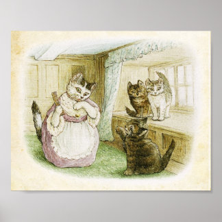 キャットヴィンテージポスター ポスター
