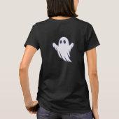 キャット不気味昼寝カボチャ | ハロウィーンデザイン Tシャツ (裏面)