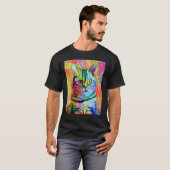 キャット印象派 子猫 私は猫です 母の日 父の日 Tシャツ (正面フル)