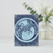 キャット女神バラ ポストカード (スタンド正面)