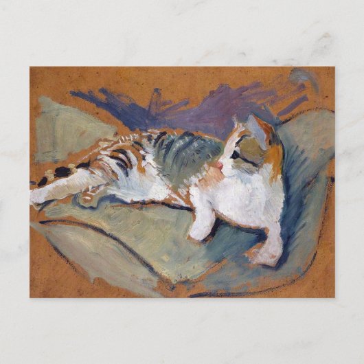 キャット威厳があるはがき ポストカード (正面)