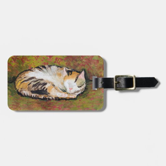 キャット威厳があるラゲッジタグ ラゲッジタグ (正面横)