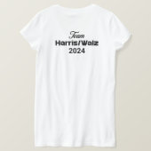 キャット忘れレディースも投票するな！カマラ2024 Tシャツ (デザイン裏面)