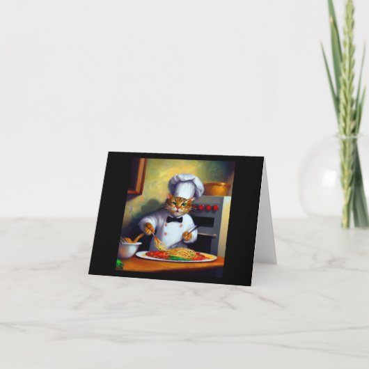 キャット料理スパゲティ カード (正面)