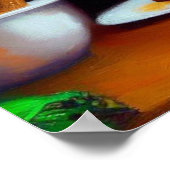 キャット料理スパゲティ ポスター (角)