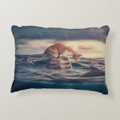 キャット昼寝ドリームア悪夢 アクセントクッション (裏面)