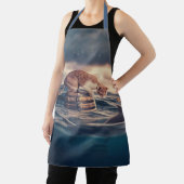 キャット昼寝ドリームア悪夢 エプロン (インサイチュ)
