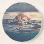 キャット昼寝ドリームア悪夢 コースター (正面)