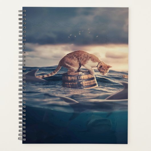 キャット昼寝ドリームア悪夢 プランナー手帳 (正面)