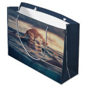 キャット昼寝ドリームア悪夢 ラージペーパーバッグ (裏面アングル)