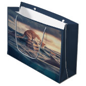 キャット昼寝ドリームア悪夢 ラージペーパーバッグ (正面アングル)