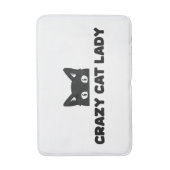 キャット熱狂するレディーバスマット バスマット (正面縦)