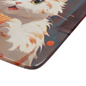 キャット食べスパゲティ カッティングボード (角)