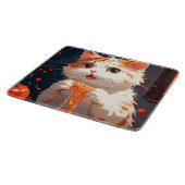 キャット食べスパゲティ カッティングボード (角)