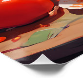 キャット食べスパゲティ ポスター (コーナー)