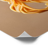 キャット食べスパゲティ ポスター (角)