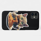 キャット食べスパゲティ Case-Mate iPhoneケース (裏面(横))