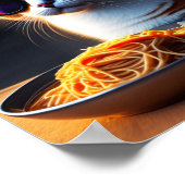 キャット食べミームポスター ポスター (角)