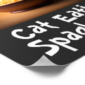 キャット食べミームポスター ポスター (角)