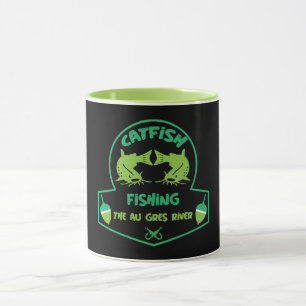 キャット魚釣りオゲレス マグカップ