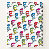 キャット・イン・ザ・ハット カラフルな帽子のパターン描き ノートブック (裏面)