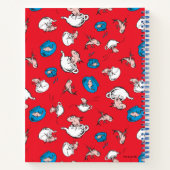 キャット・イン・ザ・ハット | 赤い魚の模様 ノートブック (裏面)