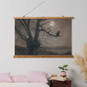 キャット・イン・ザ・ムーンライト、アレクサンドル・スティインレン 吊り下げ型タペストリー (寝室)