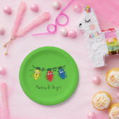 『キャット・クリスおもしろいマス・ライト』 ペーパープレート (パーティー)