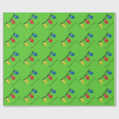 『キャット・クリスおもしろいマス・ライト』 ラッピングペーパー (フラット)