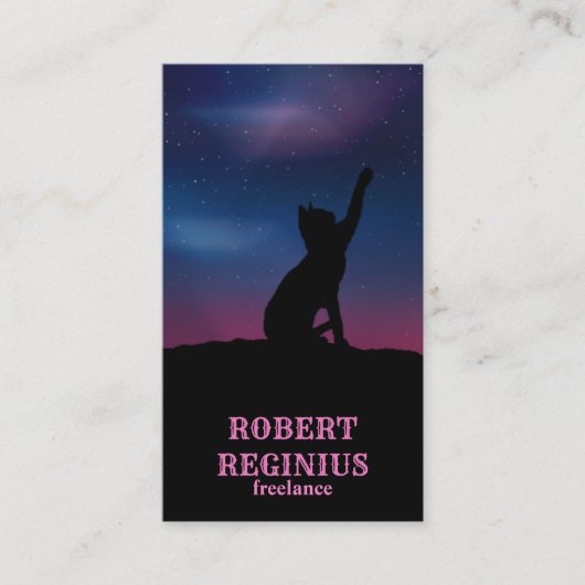 キャット・スター・スカイ 名刺 (正面)