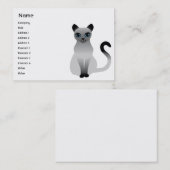 キャット-チャビー 名刺 (正面/裏面)