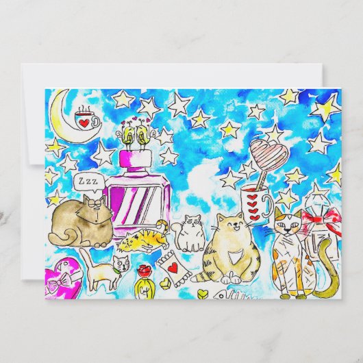 キャット・バレンタイン シーズンカード (正面)