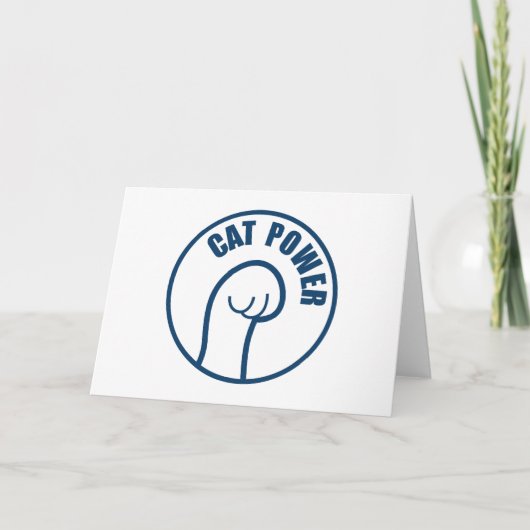 キャット・パワー サンキューカード (正面)