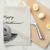 キャット&パンプキンハッピーハローウィン キッチンタオル (四つ折り)