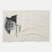 キャット&パンプキンハッピーハローウィン キッチンタオル (横)