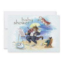 『キャット&フィドル·ベイビー·シャワー·ブルー』