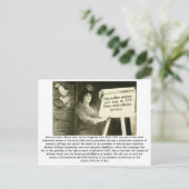 キャット – フェミニスト ポストカード (スタンド正面)