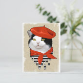 キャット.フランス人 ポストカード (スタンド正面)